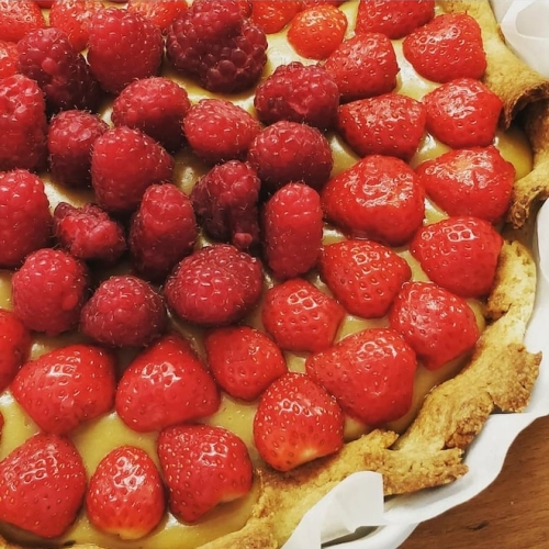 Tarte aux fraises