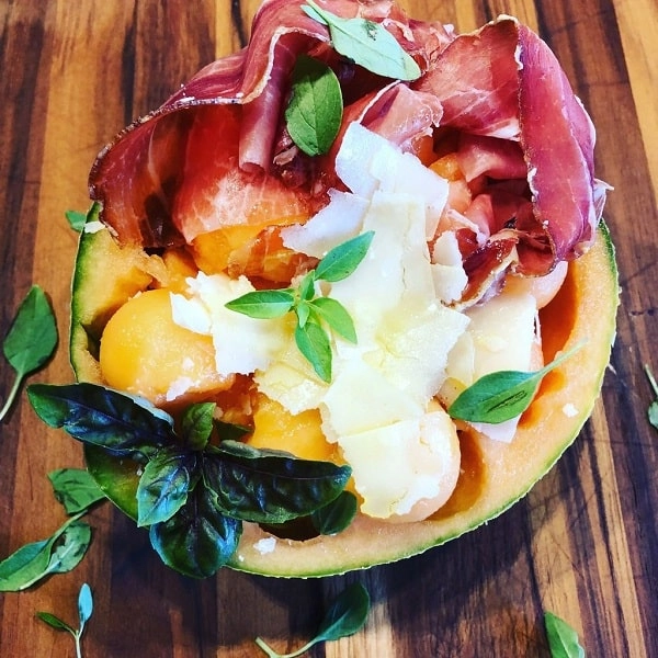 Salade de melon et prosciutto